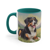 "Entlebucher Mountain Dog Fine Art Ceramic Accent Mug"