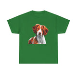 Brittany Spaniel 'Gunner' Unisex Heavy Cotton Tee