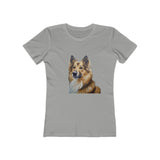 Icelandic Sheepdog Women's Slim Fit Ringspun Cotton Tee