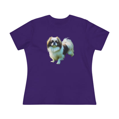 Japanese Chin - Women's Relaxed Cotton Tee