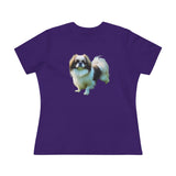 Japanese Chin - Women's Relaxed Cotton Tee