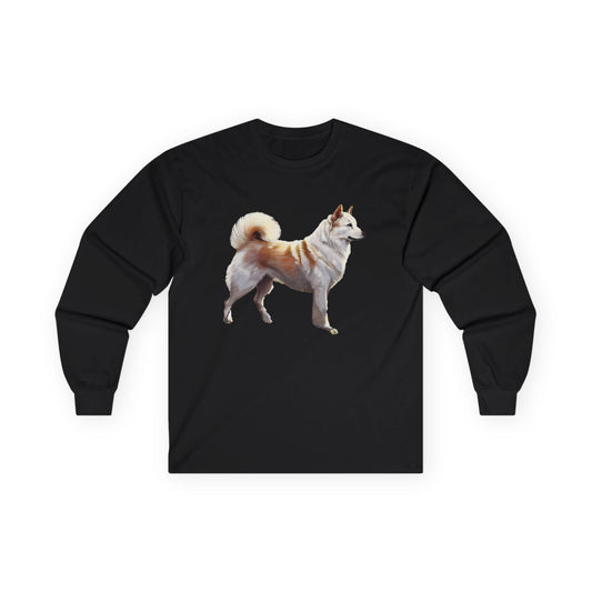 Kishu Ken Unisex Classic Cotton Long Sleeve Tee