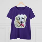 Great Pyrenese 'Heidi"  Women's Midweight Cotton Tee