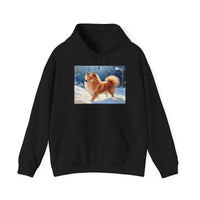 Finnish Spitz Unisex 50/50 Hooded Sweatshirt