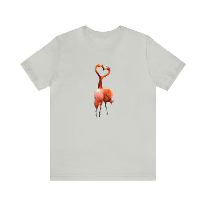 Flamingo 'Love Birds' -  Classic Jersey Short Sleeve Tee