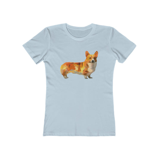 Exquisite Pembroke Welsh Corgi Women's Slim Fit Ringspun Cotton T-Shirt