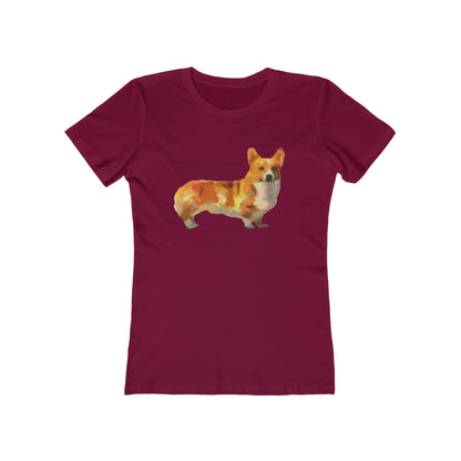 Exquisite Pembroke Welsh Corgi Women's Slim Fit Ringspun Cotton T-Shirt