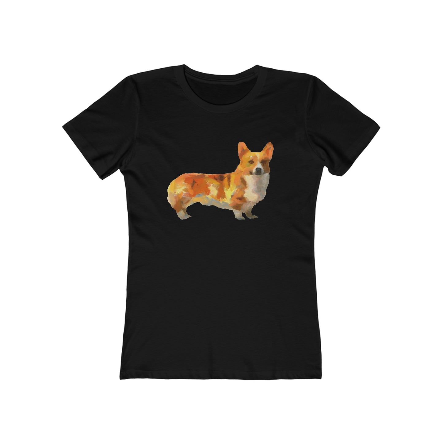 Exquisite Pembroke Welsh Corgi Women's Slim Fit Ringspun Cotton T-Shirt
