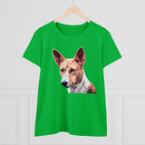 Basenji Women's Midweight Cotton Tee