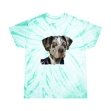 American Leopard Hound Unisex Cotton Tie-Dye Tee, Cyclone