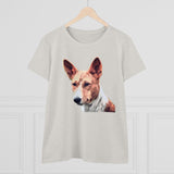 Basenji Women's Midweight Cotton Tee