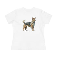 Swedish Vallhund Women's Relaxed Fit Cotton Tee