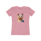 Silky Terrier Women's Slim Fit Ringspun Cotton Tee