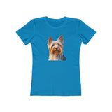 Silky Terrier Women's Slim Fit Ringspun Cotton Tee