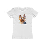 Silky Terrier Women's Slim Fit Ringspun Cotton Tee