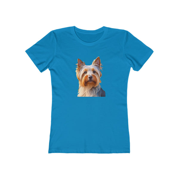 Silky Terrier Women's Slim Fit Ringspun Cotton Tee