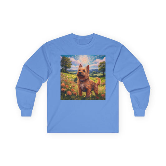 Norwich Terrier Unisex Cotton Long Sleeve Tee