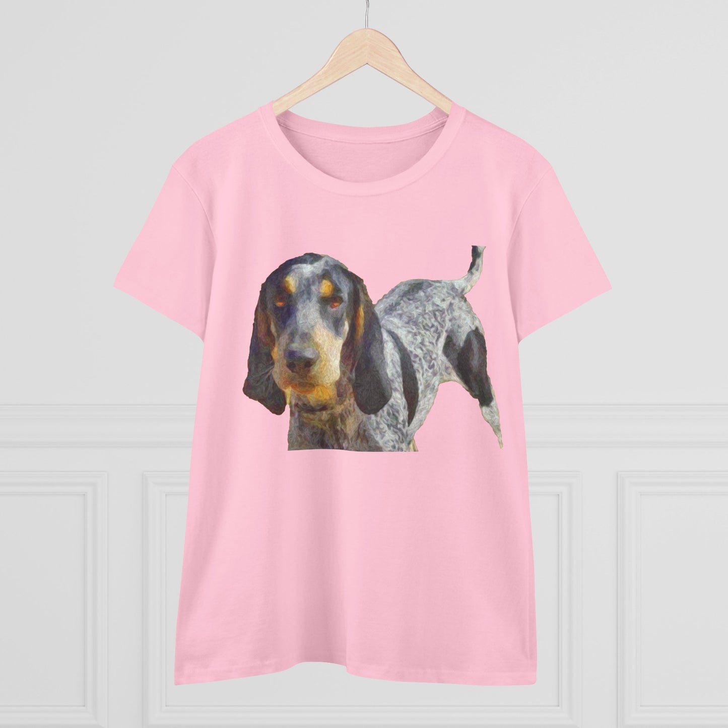 Bluetick Coonhound Women's Midweight Cotton Tee