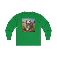 Bearded Collie  Cotton Long Sleeve Tee