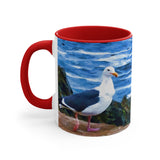 Bodega Bay Seagull #1 - Accent Coffee Mug, 11oz