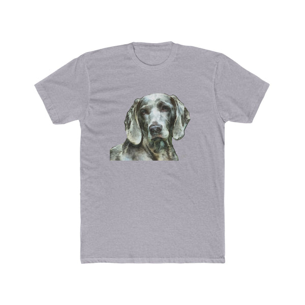 Weimaraner 'Greyson' Men's Cotton Crew Tee