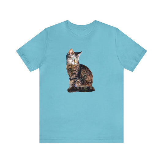 Cat 'Teris of Tinos - Greece' -  Classic Jersey Short Sleeve Tee