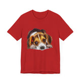 Beagle 'Daisy Mae' Unisex Jersey Tee: Comfort Meets Charm