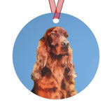 Irish Setter 'Shamus' Metal Ornaments