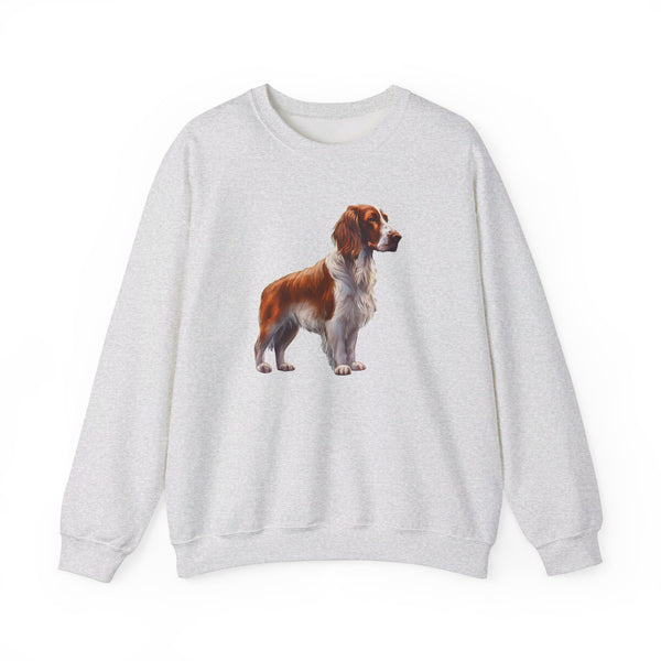 Irish Red & White Setter - Unisex 50/50  Crewneck Sweatshirt