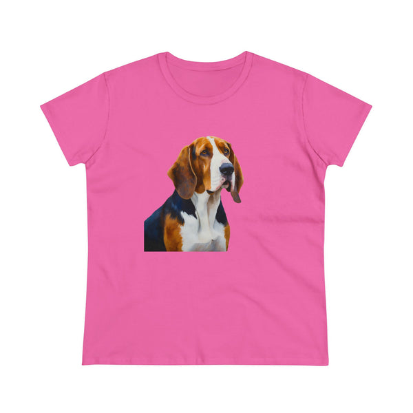 American English Coonhound Women's Midweight Cotton Tee