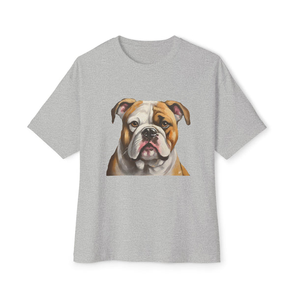 American Bulldog Unisex Oversized Ringspun Cotton Boxy T-shirt