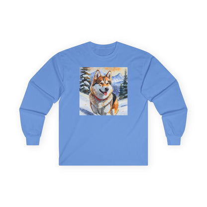 Chinook 'Sled Dog' Classic Cotton Long Sleeve Tee