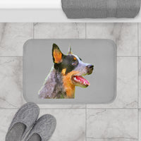 Blue Heeler - Australian Cattle Dog 'Percy' Bathroom Rug Mat