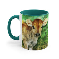 Jersey Calf - Accent - Ceramic Coffee Mug, 11oz