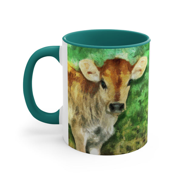 Jersey Calf Accent Coffee Mug, 11oz