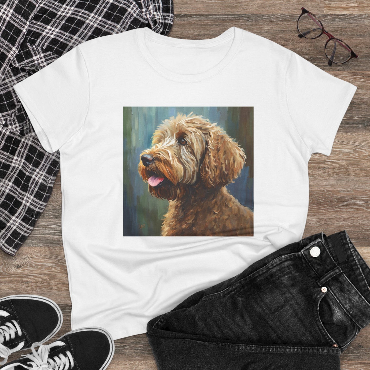 Labradoodle Women's Midweight Cotton Tee