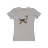 Swedish Vallhund  -  Women's Slim Fit Ringspun Cotton Tee