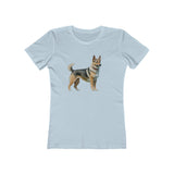 Swedish Vallhund  -  Women's Slim Fit Ringspun Cotton Tee