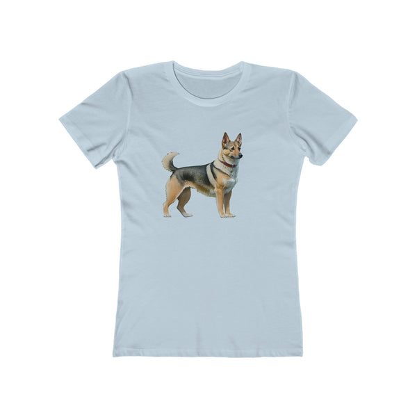 Swedish Vallhund  -  Women's Slim Fit Ringspun Cotton Tee