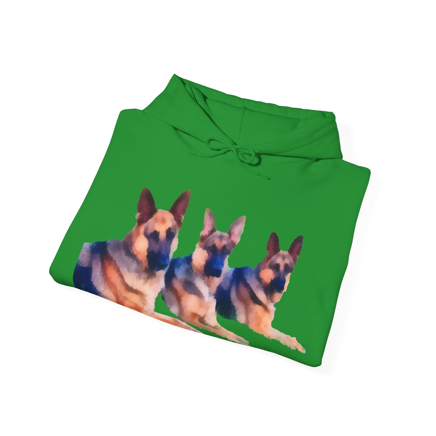 German Shepherd Trio Unisex Hoodie: A Canine Comfort Classic