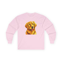 Golden Retriever 'Beau' Unisex Cotton Long Sleeve Tee