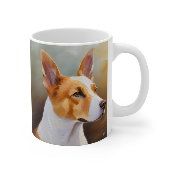 Exquisite Canaan Dog of Israel Ceramic Mug