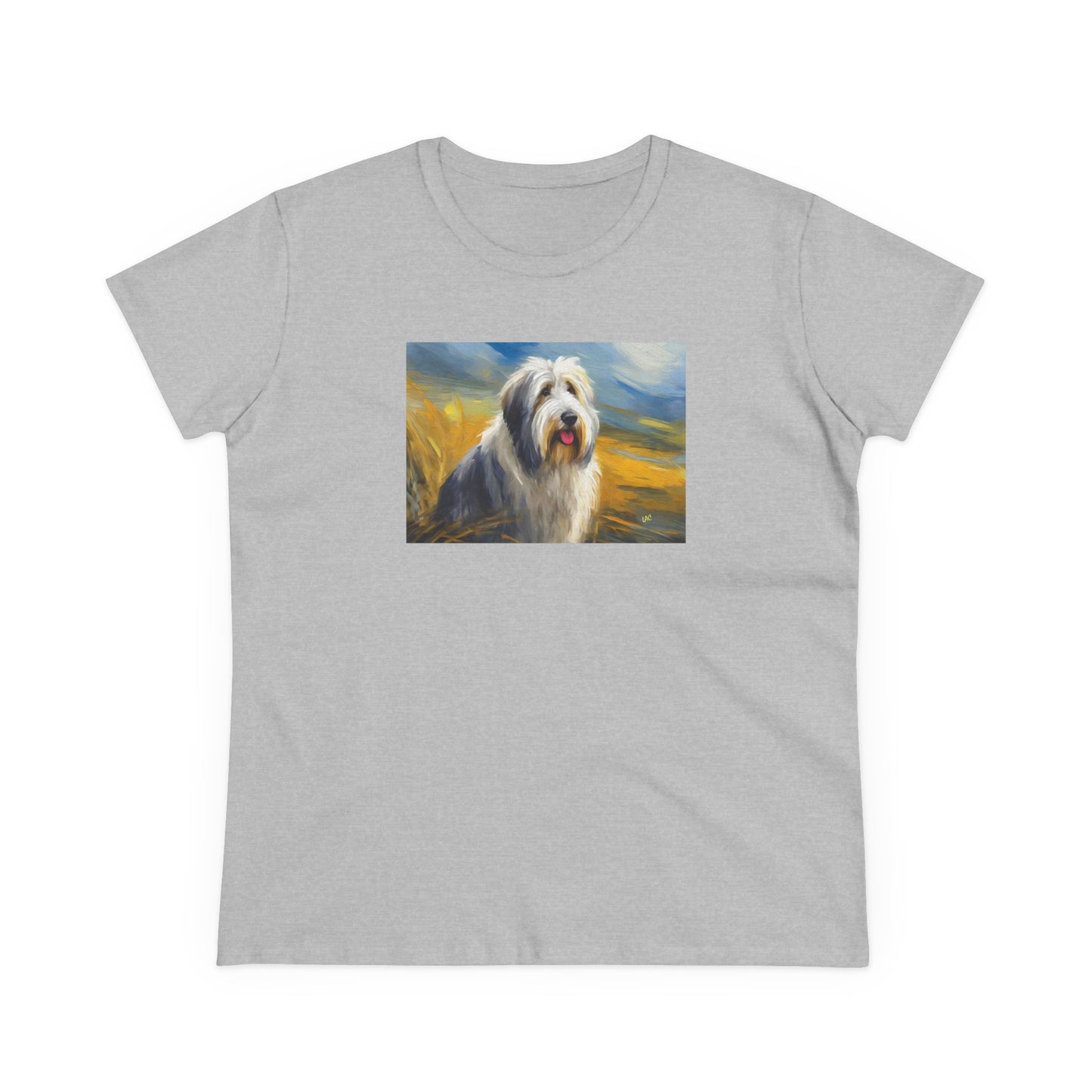 Old English Sheepdog Women's Midweight Cotton Tee