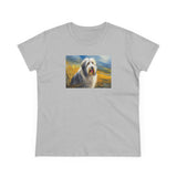 Old English Sheepdog Women's Midweight Cotton Tee
