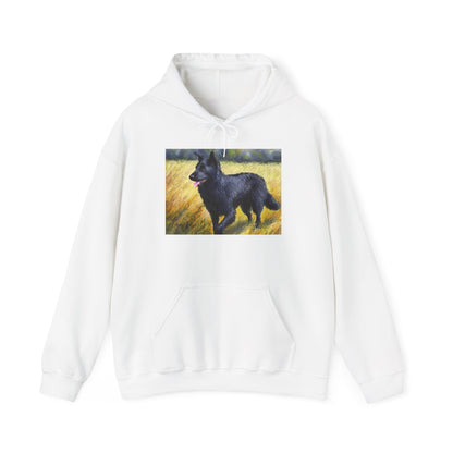 Mudi Unisex 50/50 Hooded Sweatshirt