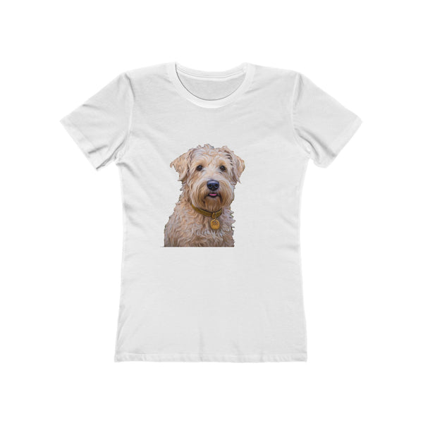 Soft Coated Wheaten Terrier - Women's Slim Fitted Ringspun Cotton Tee
