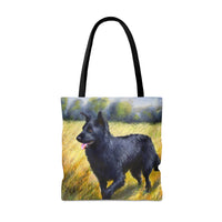 Mudi - Herding Dog Canvas Tote Bag