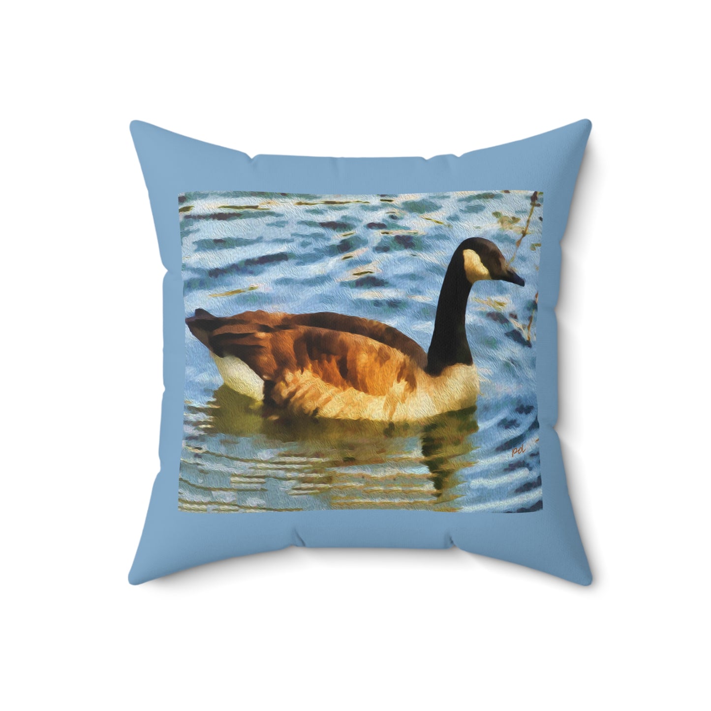 Canadian Goose Spun Polyester Throw Pillow