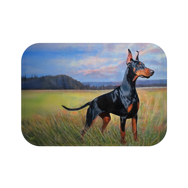 Doberman Pinscher  #1 --  Bathroom Rugmat