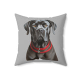 Cane Corso Spun Polyester Square Pillow - A Cozy Companion for Your Space